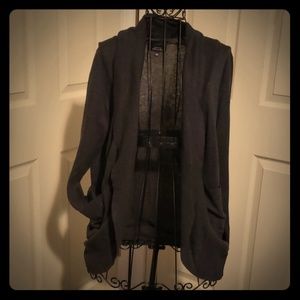 Charcoal grey shrug cardigan